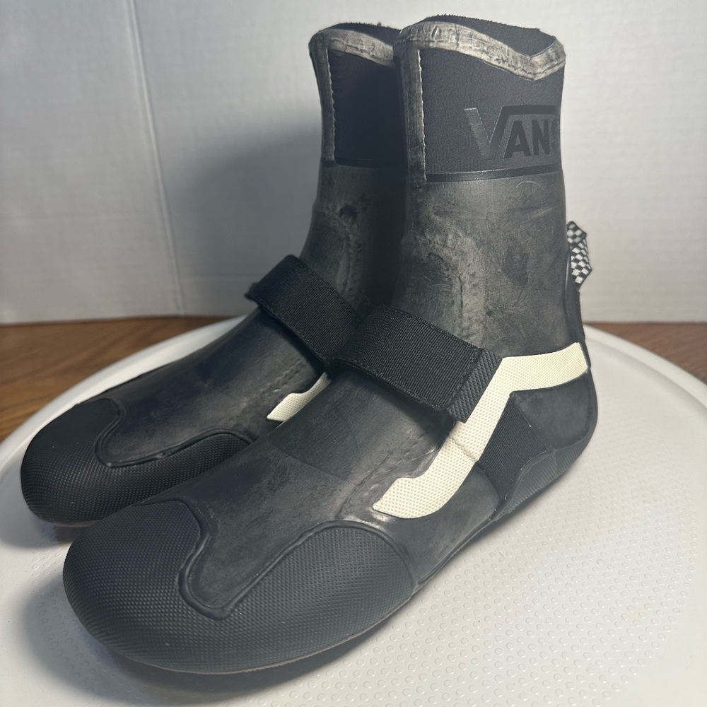 Vans Black and White Athletic Shoes